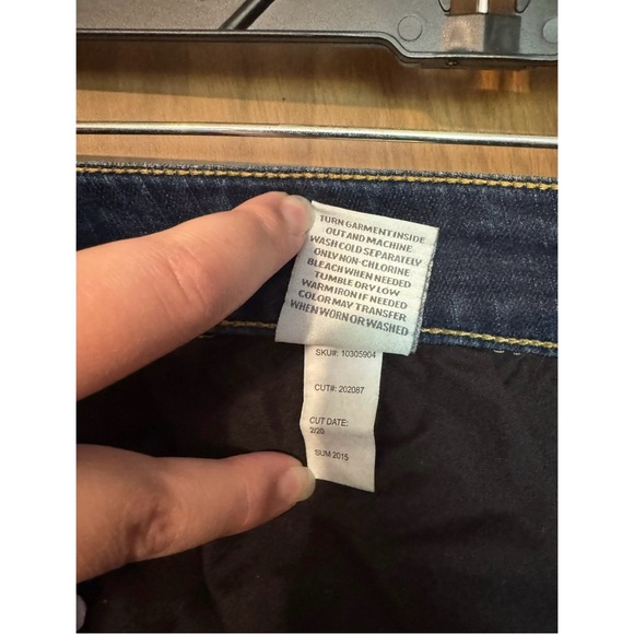 Dark Wash Denim 5” Inseam Shorts - Picture 5 of 6